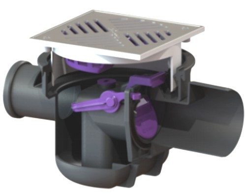 Kessel Rückstauklappe